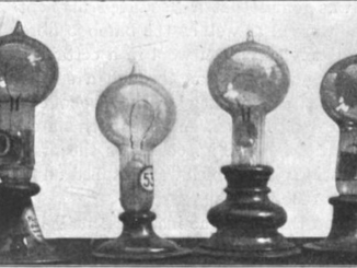 Glühbirnen aus der Entwicklung Thomas Edisons 1879. (Foto: William J. Hammer, Public Domain via Wikimedia Commons)